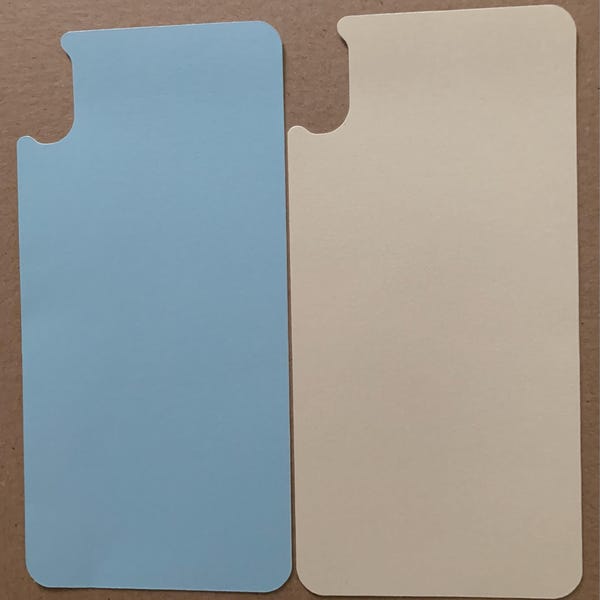 Phone Case Insert Pastel Colored Handmade Insert iPhone Clear Case Cardstock Insert for ...