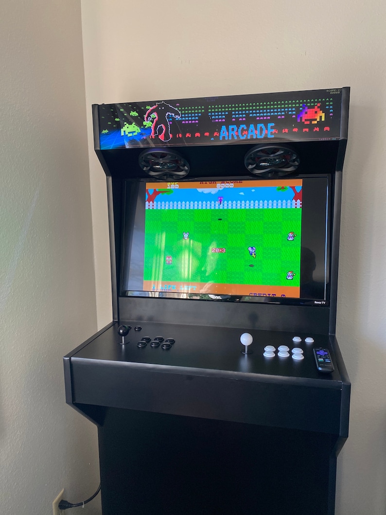 Arcade setup shared by Andrea Sanchez