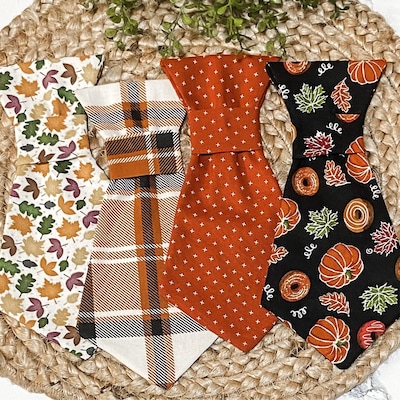 Pet Necktie Tutorial and Patterns / Dog Neck Tie for Wedding / Small ...