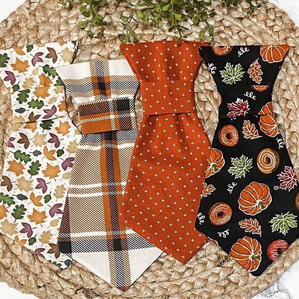 Pet Necktie Tutorial and Patterns / Dog Neck Tie for Wedding / Small ...