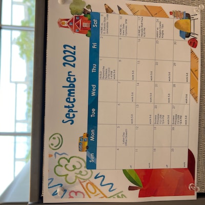 Coloring Calendar 2024 Printable Activity Calendar for Kids - Etsy