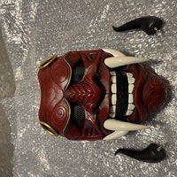 Hannya masque Nô japonais Kabuki Samurai Mempo mauvais démon Oni Ninja