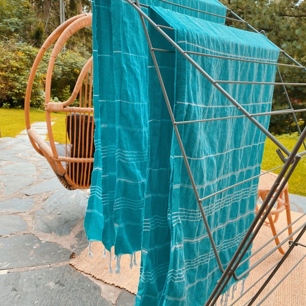 AVO Bliss Turkish Beach Towel 36x69 Inches - 100% Cotton Quick Dry Sand Free