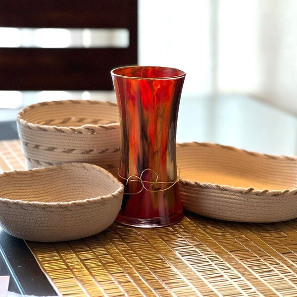 Handmade Fabric and Rope Runner Mat Rug Bathmat, Pink Hot Pastel Barbie ...