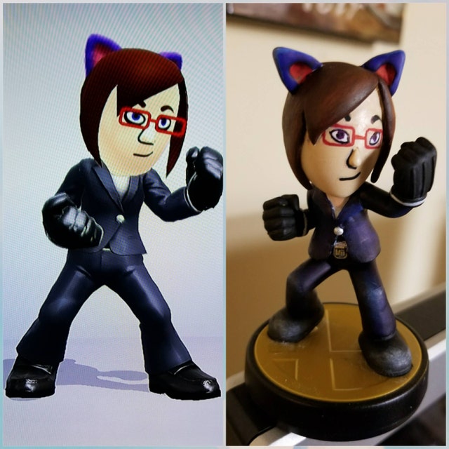 Custom Mii Amiibo Etsy