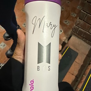 Personalized Authentic FreeSip Owala Water Bottle: Laser Engraved 24 oz Owala with Name or Birth Flower