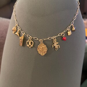 The Tyla Bow Charm Necklace-18k Gold
