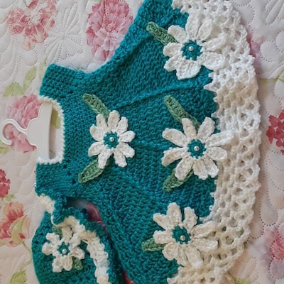 Crochet Christmas Baby Dress PATTERN ONLY Instant Download PDF - Etsy