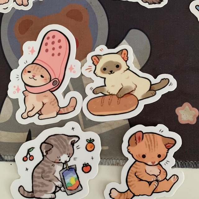 Cats Person Stickers! - 2 in Glossy Stickers! – Micashi Store