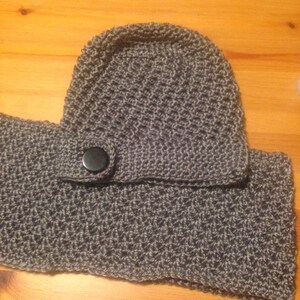 Crochet Pattern - Slouch Hat and Cowl Set - 2 Patterns in 1! (the Sandy ...