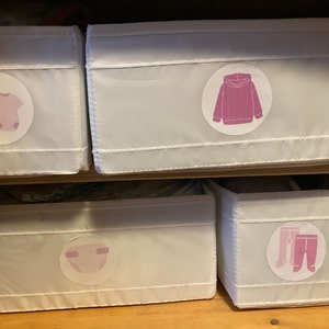 Wöchentlicher Kleider-Organizer Für Kinder – 6 Fächer Mit Wochentagen, Rosa, Spart Morgens Zeit & Chaos
