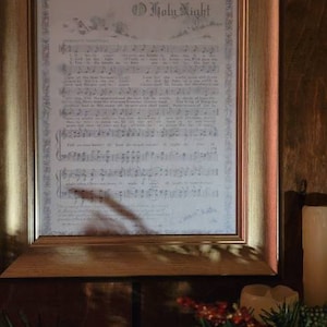 O Holy Night Printable Vintage Christmas Hymn Carol Sheet Music - Etsy