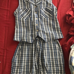 Jupe En Soie Des Années 90 Casual Corner - Taille 4, Longueur Genou, Rayée Multicolore - Occasion Très Bon état