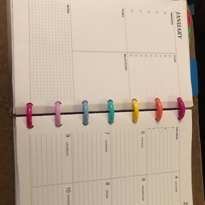 EDITABLE Happy Planner Mini Dashboard Layout Printable Insert, Mini ...