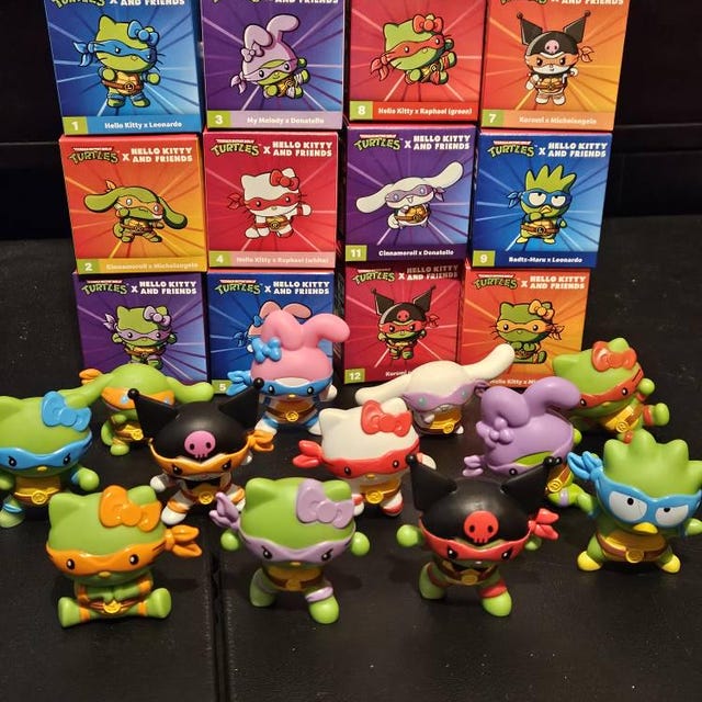 Mcdonald's Happy Meal Toys Hello Kitty/tmnt #1-#12 - Etsy