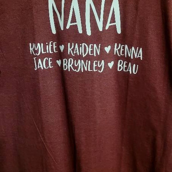 Nana Grandma Pattern Print Dress