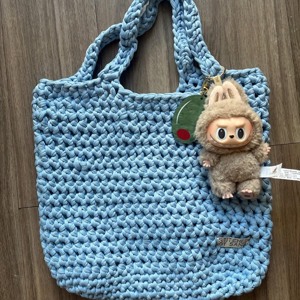 Case-Mate Carolina Blue Crochet Wave Jelly Tote Bag main image 1