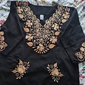 embroidered mexican shawl