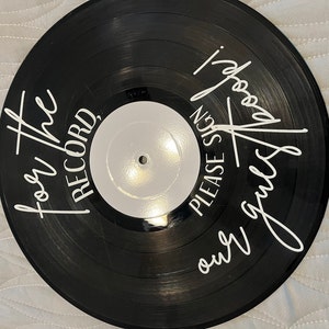 For the Record, Please Sign Our Guestbook Record Guestbook Sign Sign ...