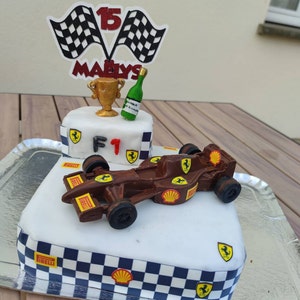 Chequered/checkered Flag Cake Band Ribbon Side Stripes Edible - Etsy