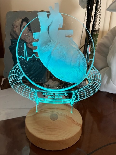 Heart Surgeon Personalized 3D Lamp, Cardiologist Gift, Heart Specialist Unique Doctor Gift,Customized Gifts for Heart Doctor,Cardio thoracic