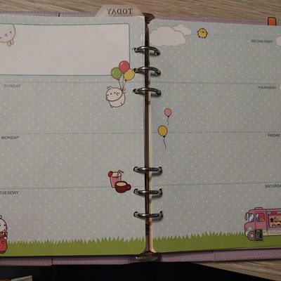 Planner Kit Cute Kawaii Printable Personal Planner Weekly Planner ...