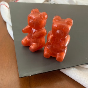 Gummy Bear Embeds 72 Cavity Silicone Mold 6085