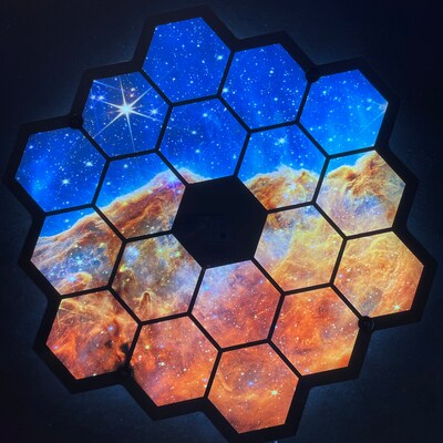 Galaxy LED Wall Art Sign, Light-up Sign, Outer Space, Neon Like, Wall ...