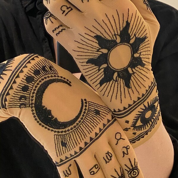 Occult Witch Gothic Boxing Gloves