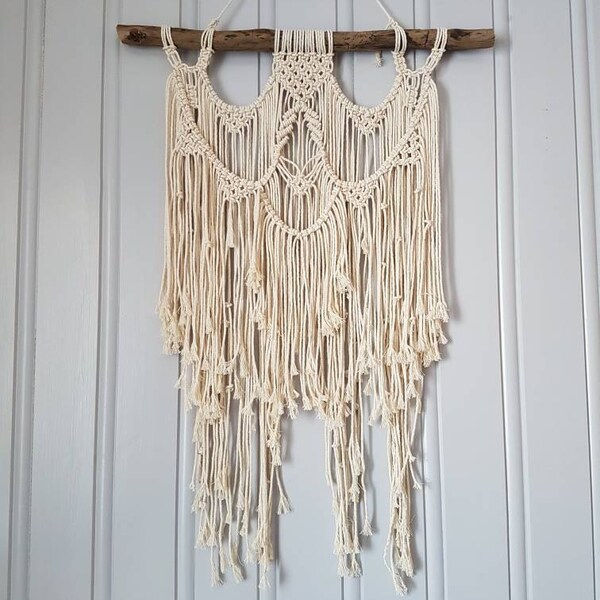 Macrame Tutorial - PDF Macrame Wall Hanging Tutorial Pattern Download ...