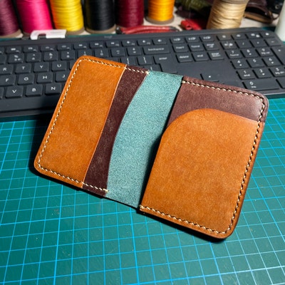 The Skiff Leather Wallet Pattern Pdf, Wallet Template, Cardholder ...