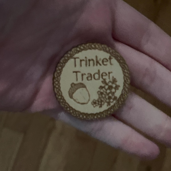 Trinket Trader Badge Pin - Etsy