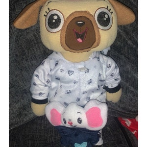 Chip and Potato Toys CUSTOM Made Toys Bed Time Chip Pug Dog in Pyjama Made  to Order Only -  Denmark