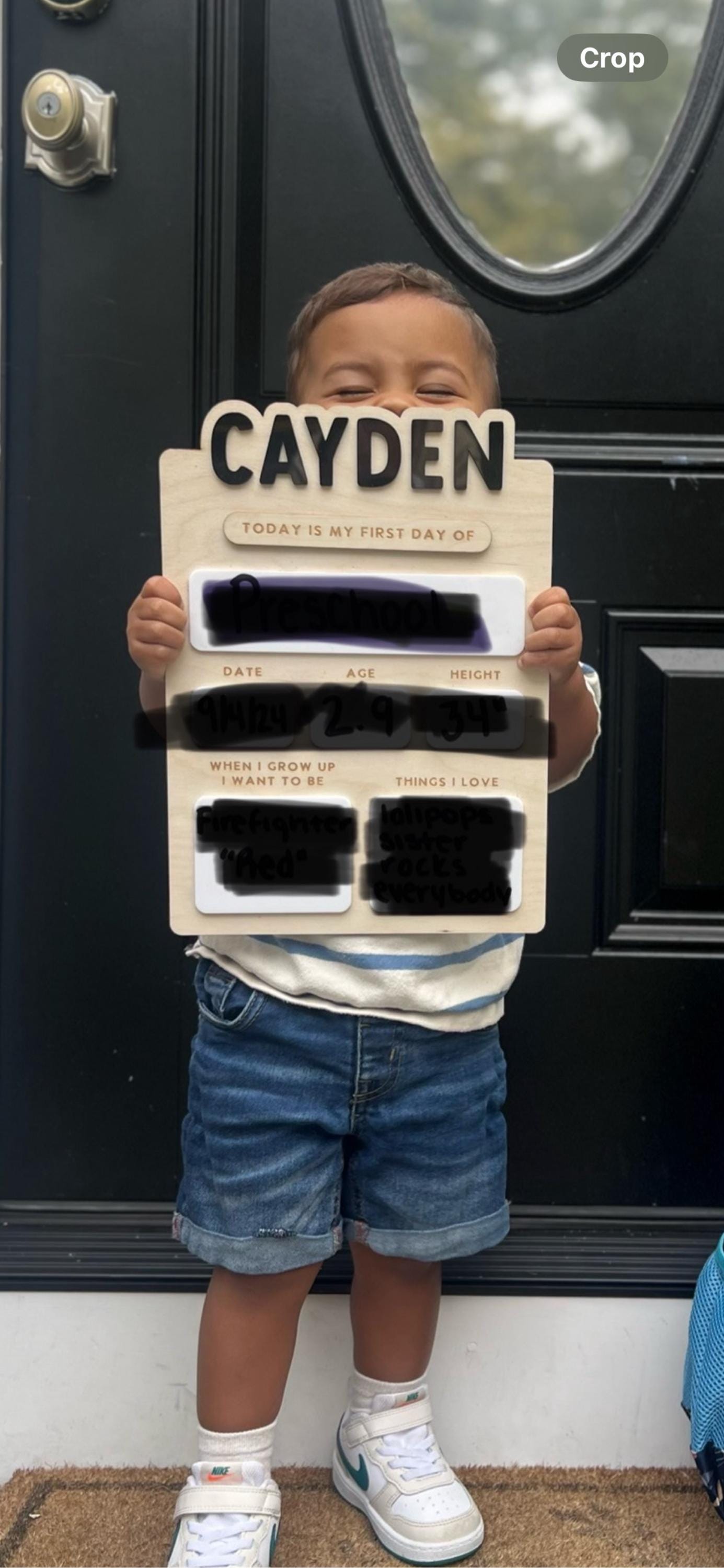 First Day of School Sign x Back to School x Custom First Last Day of School Sign x Reusable Dry Erase Board x Back to School Photo Prop