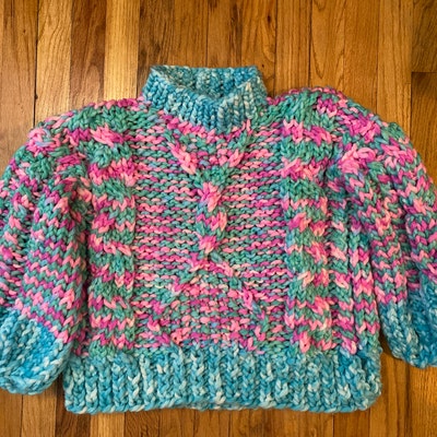 Snowfall Jumper PDF Digital Download Knit Cable Sweater - Etsy