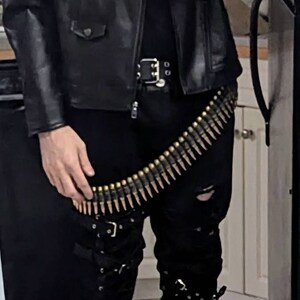 弾丸ベルト、パンクベルト、ゴシックベルト、ヘビーメタル弾丸ベルト