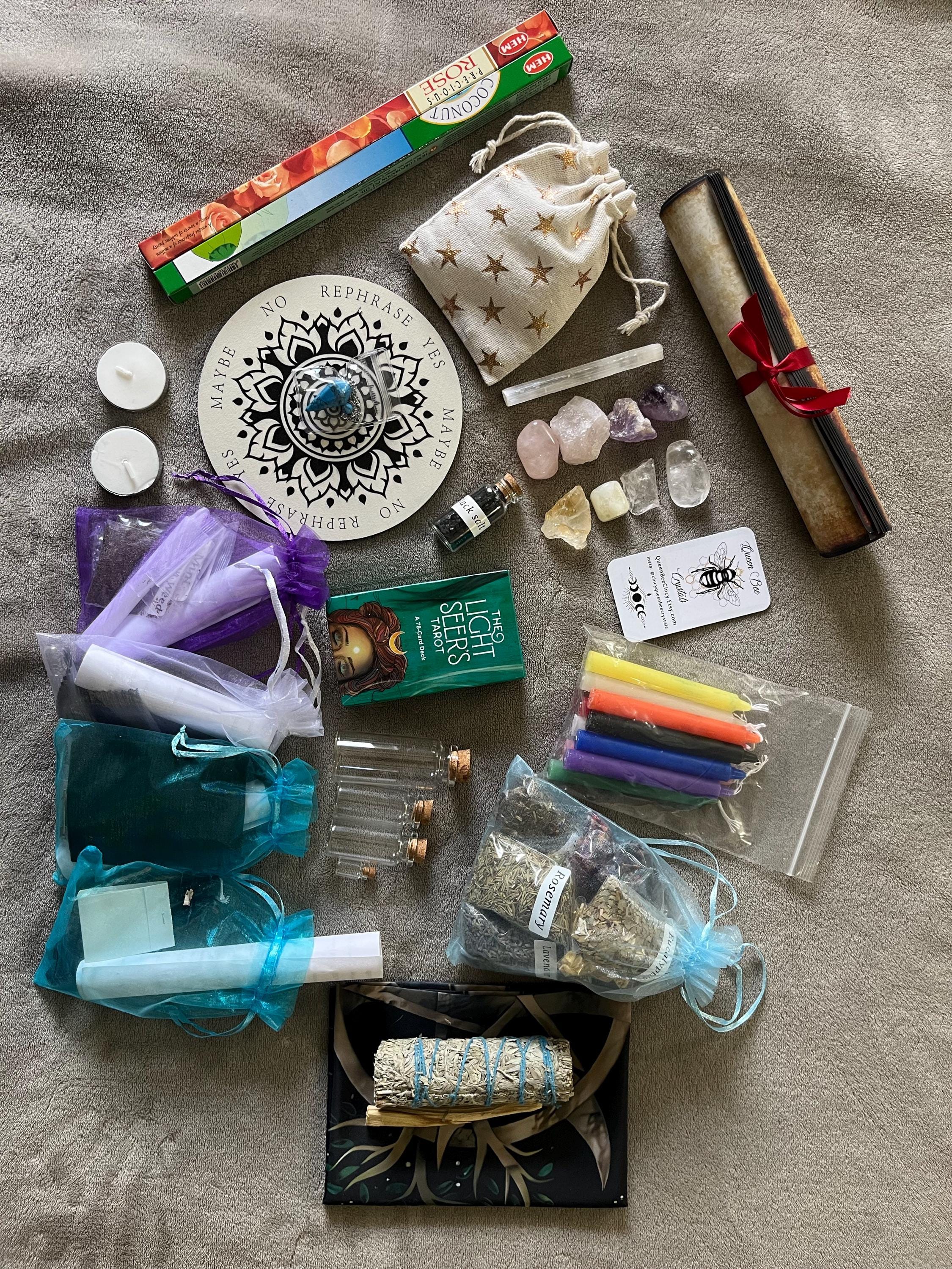 Beginner Witch Kit - A Perfect Start to Your Magical Journey! - PLEASE read description for list of items included (box not included)