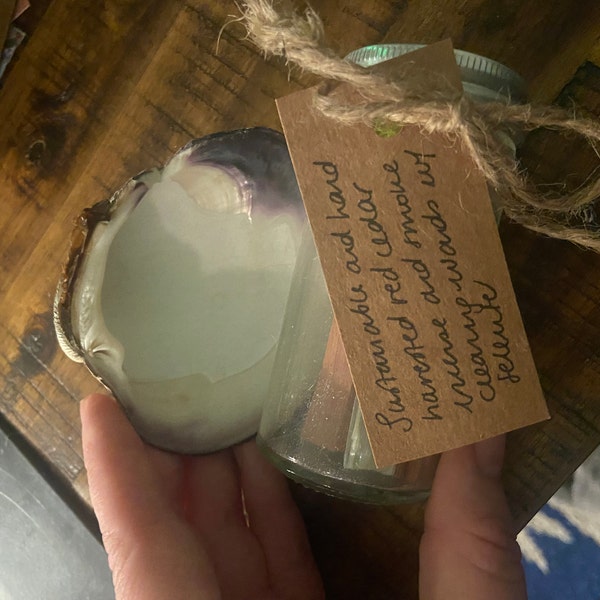 Outdoor Grounding Ritual Meditation and Intention Shell Candle X1 ...