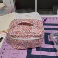 Quilted Vanity Bag Sewing Pattern PDF With Video Tutorial – 3 Size ...