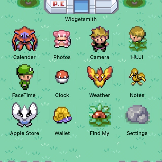 302 Icons Pokemon-style Fire Red Leaf Green original 151 -  Finland