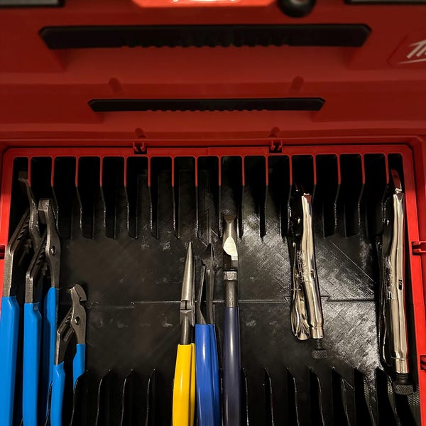 Pliers Organizer Insert for Milwaukee Packout 3-drawer – Also Fits 2 ...