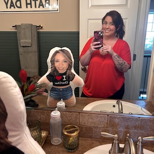 Taylor added a photo of their purchase