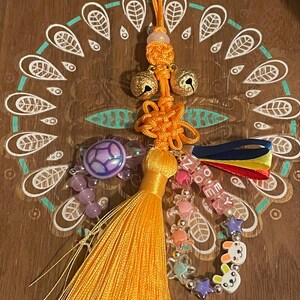 Kpop Demon Hunters Zoey Norigae (korean Knotwork Charm Tassel