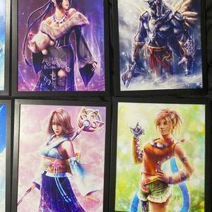 Final Fantasy X FF 10 Rikku Rainbow Foil Holo Character Figure Art Card B