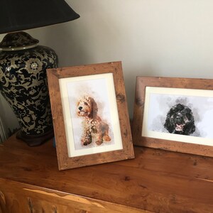 Cockapoo Dog Wall Art Watercolour Print Illustration A4 | Etsy