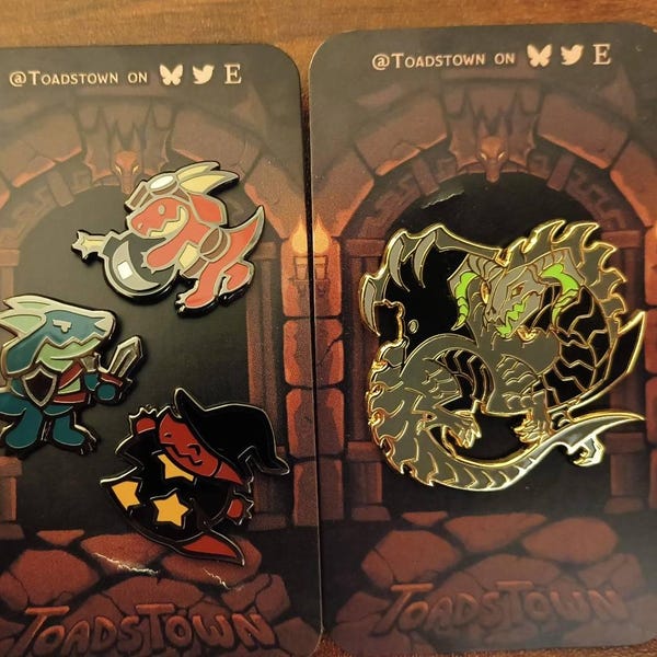 Chromatic Dragons | Dungeons and Dragons Enamel Pins - Etsy
