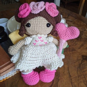 Amigurumi Crochet Pattern Emma the Love Fairy Doll ENGLISH - Etsy