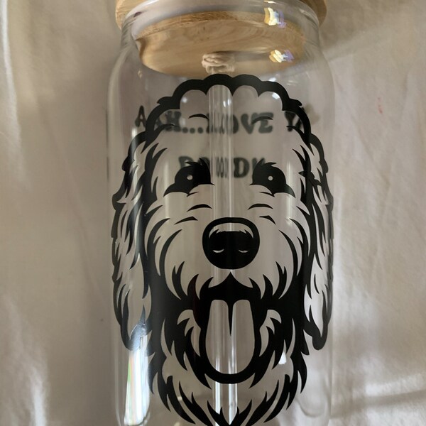 Goldendoodle Dog Head Design | Svg Png Dxf Eps Pdf | Vector Graphic Cut ...