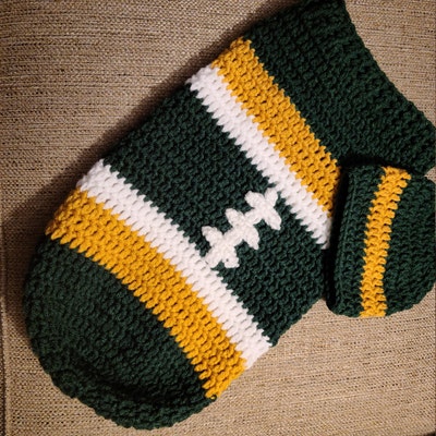 Baby Football Hat & Cocoon Crochet Pattern ... Instant Download - Etsy