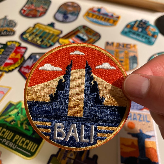 Bali Flag Patch Patches Embroidered Iron On Indonesia Backpack - Foto 9